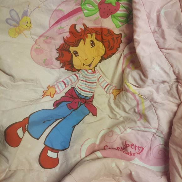 Early 2000s Strawberry Shortcake Twin Comforter - Picture 4 of 4